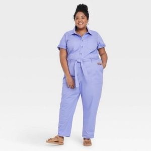 Purple boiler/jumpsuit